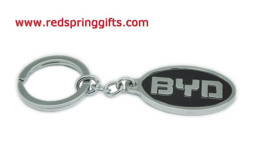 BYD metal keychain
