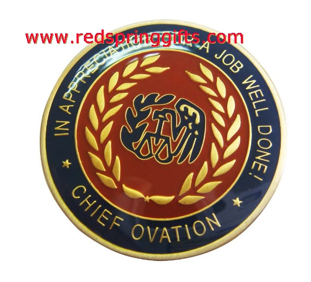 1.75'' metal double-side metal coin
