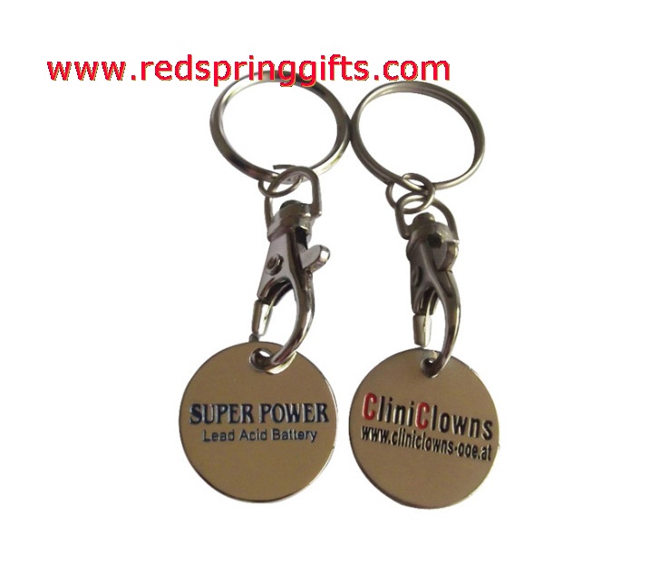 cheap promotional trolley coin with custom logo
