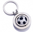 Promotion Spinning Footbal Keychain Soccer Metal Keyring
