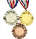 sport award cheap medal with ribbon