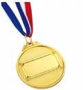 zinc alloy blank gold medal